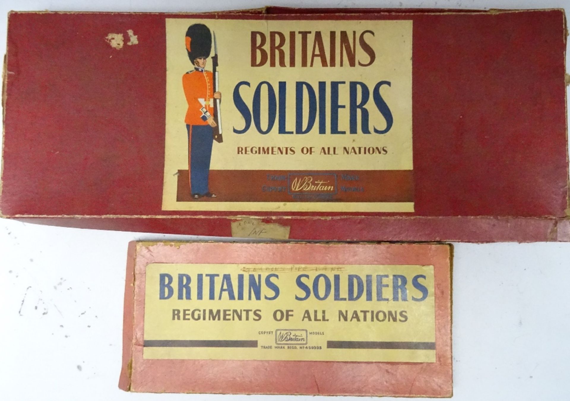 Empty Britains postwar Boxes - Image 4 of 21