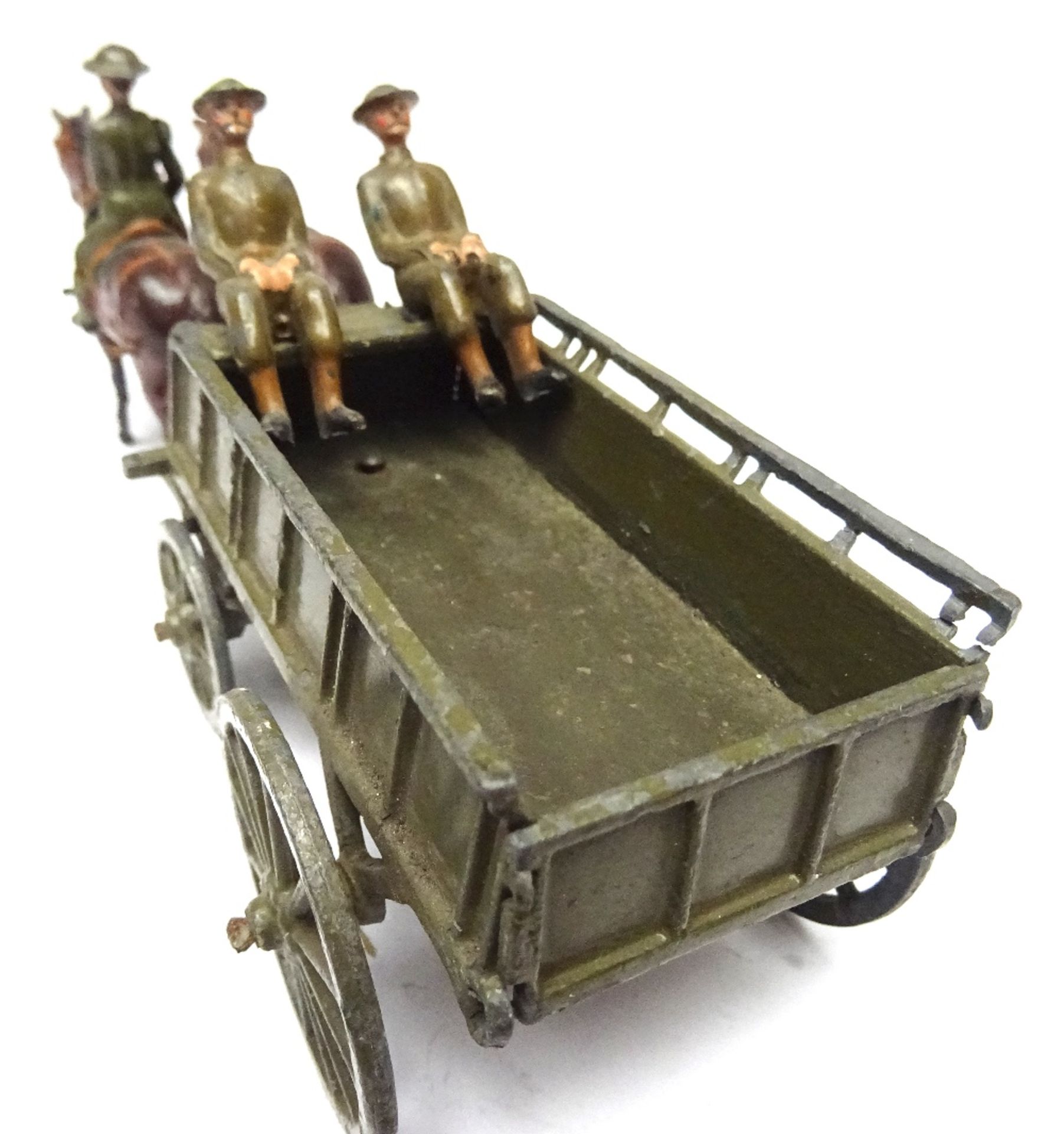 Britains RARE set 1450, Royal Army Service Corps GS Wagon, service dress, THIRD VERSION in steel hel - Bild 5 aus 6