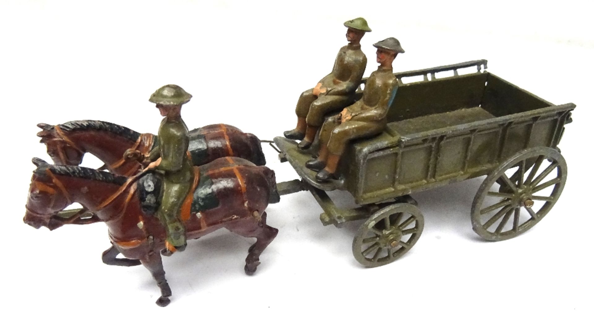 Britains RARE set 1450, Royal Army Service Corps GS Wagon, service dress, THIRD VERSION in steel hel - Bild 3 aus 6