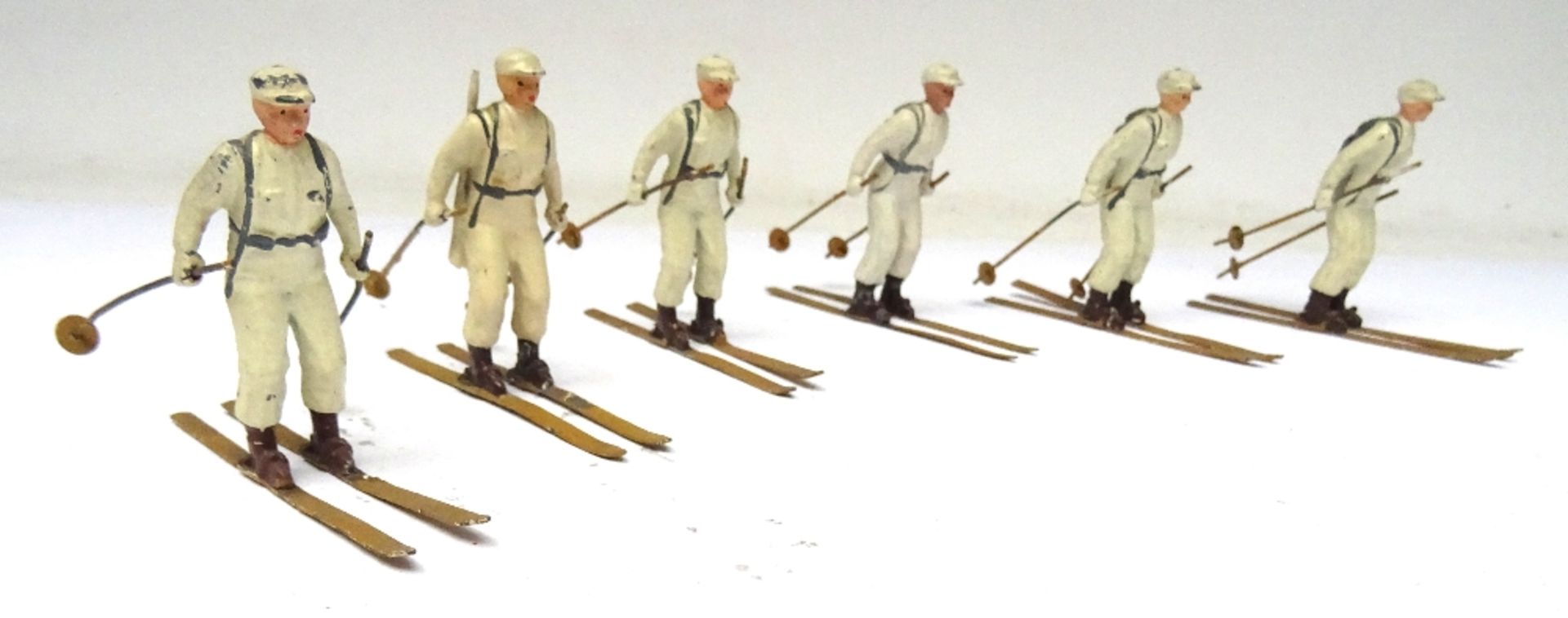 Britains from set 2017, six Ski Troops