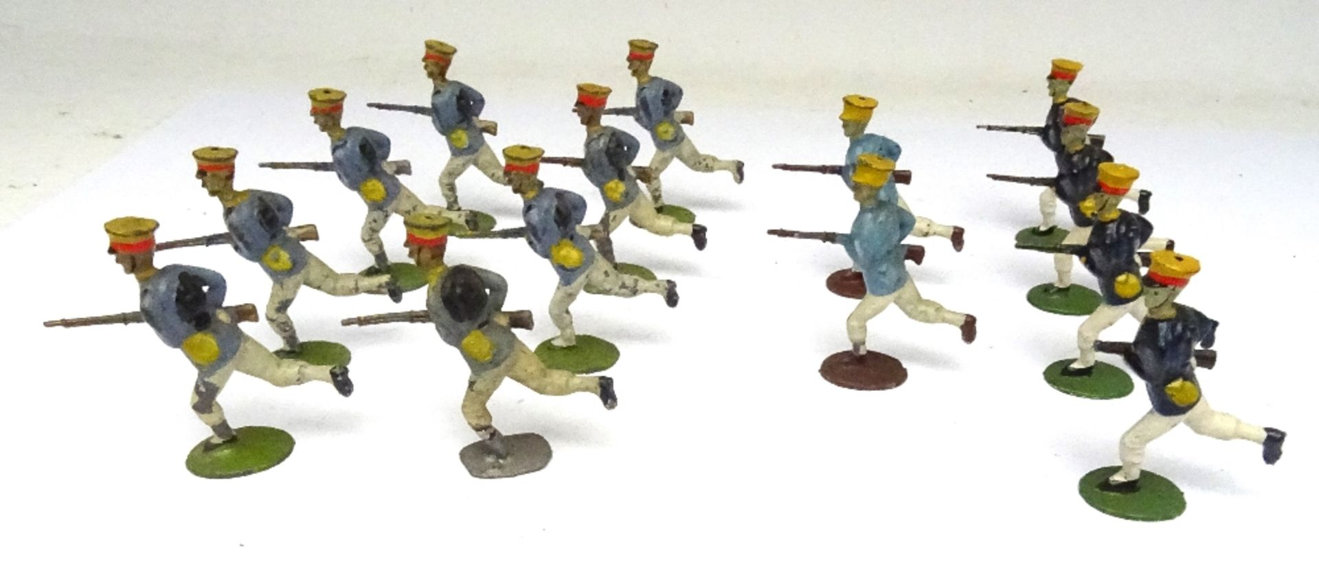 Britains set 134, Japanese Infantry charging - Image 2 of 4