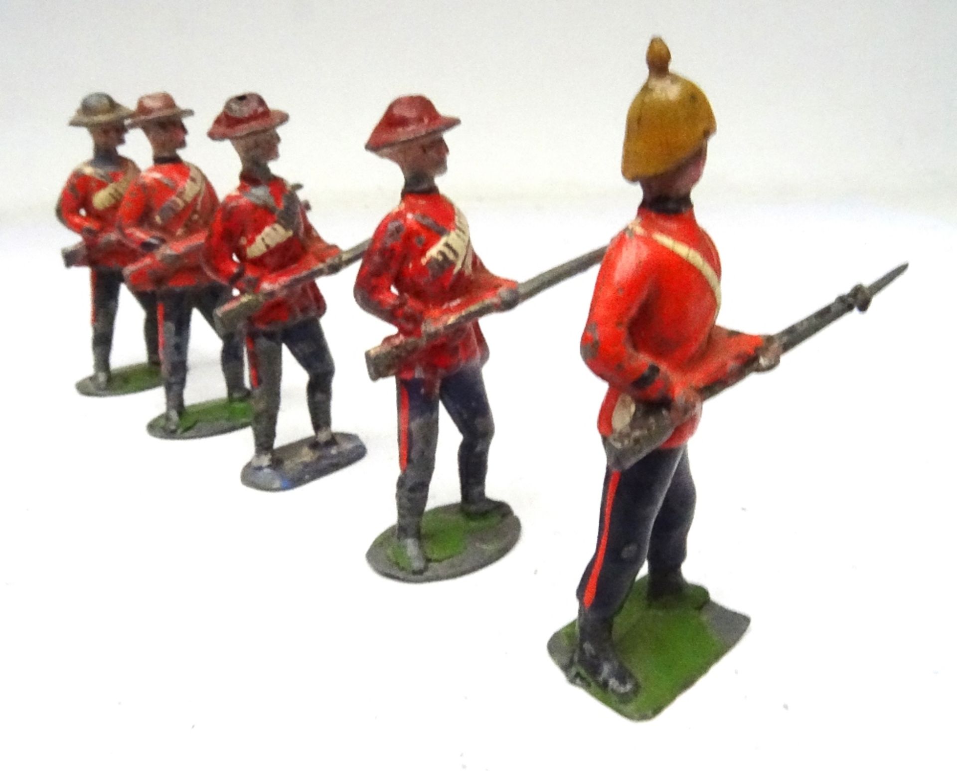 Britains EXTREMELY RARE counter pack soldiers on guard dated 1.6.1901 - Image 5 of 5