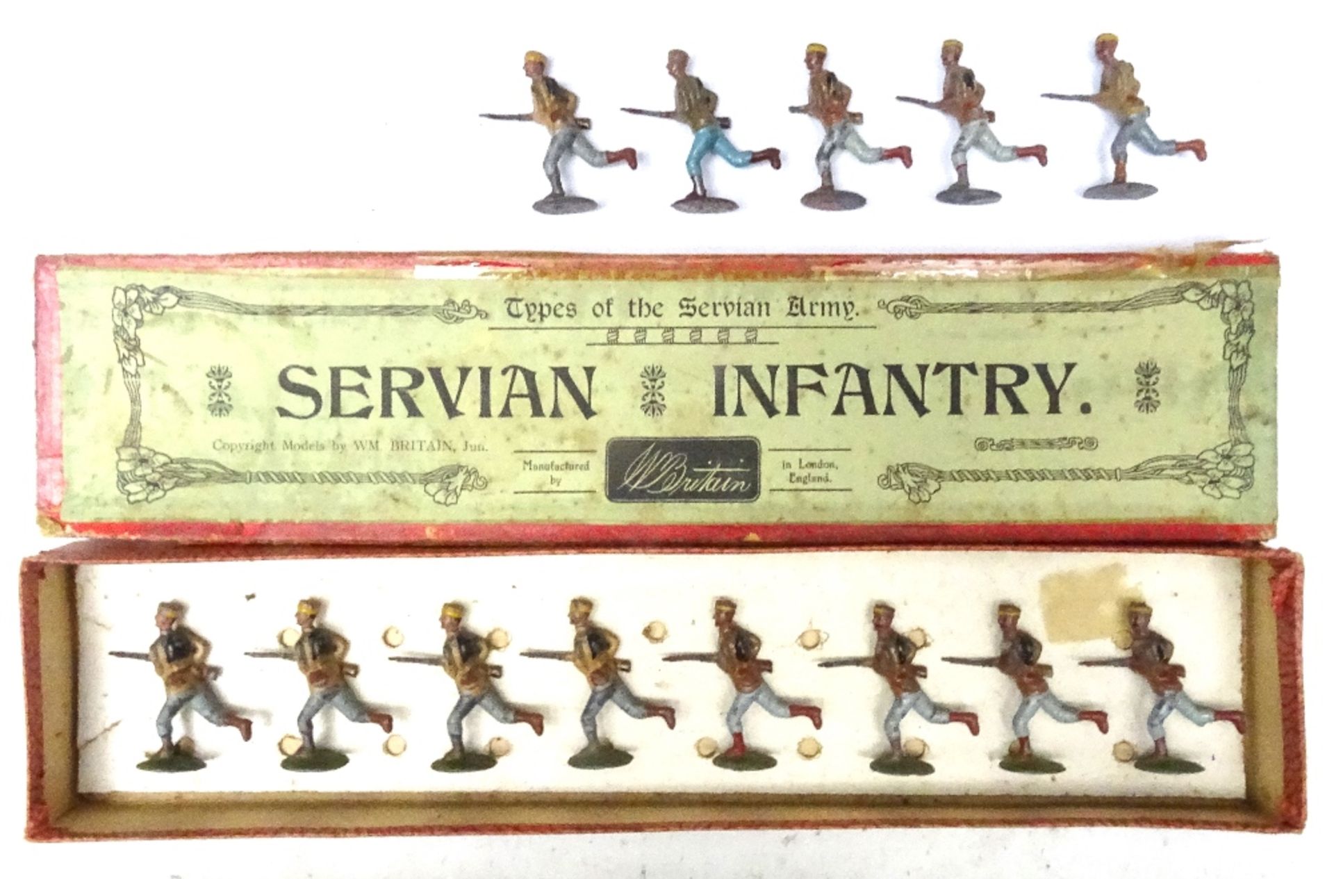 Britains from set 173, Serbian Infantry