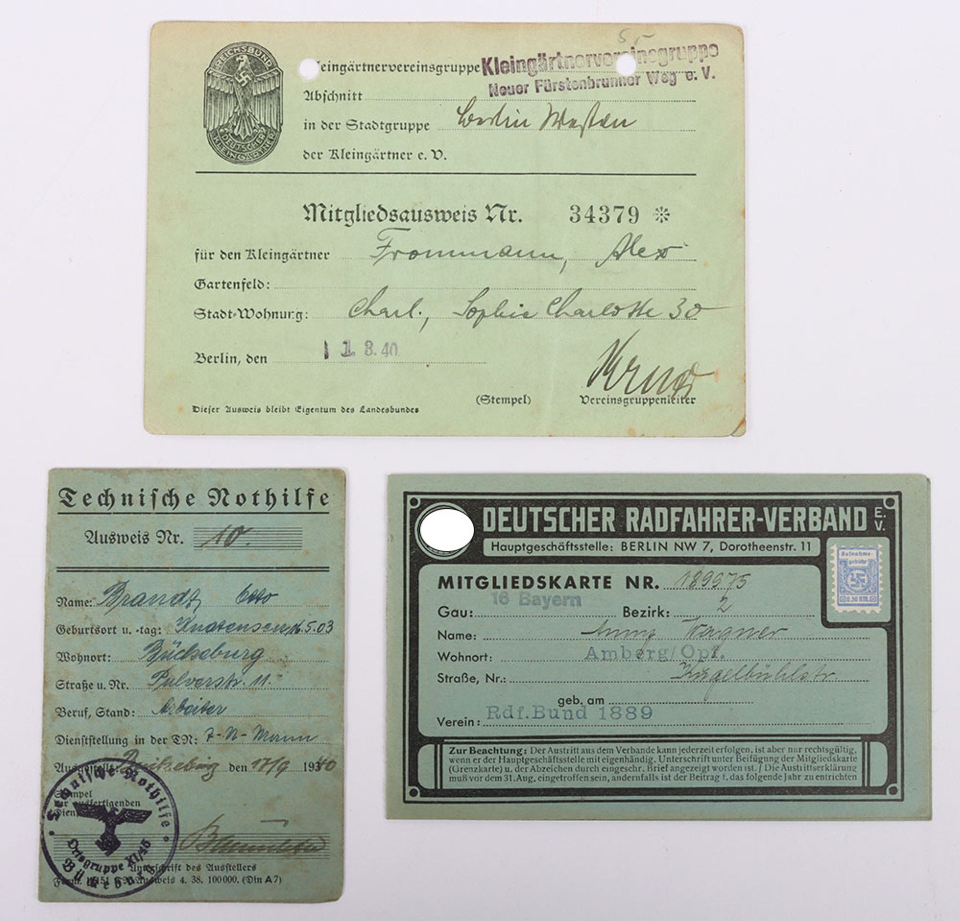 Third Reich German Documents