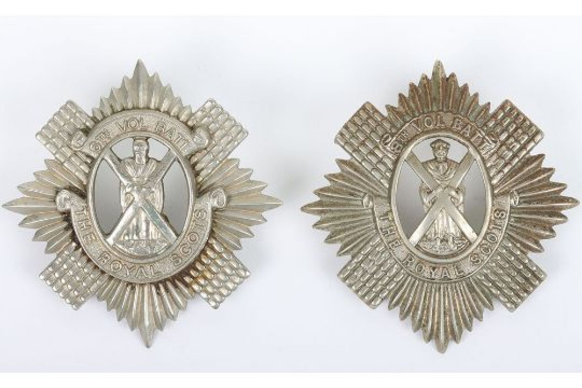 6th & 8th Volunteer Battalion The Royal Scots Glengarry Badges