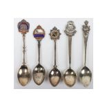 5x Indian Army Railway Regiment Silver Spoons