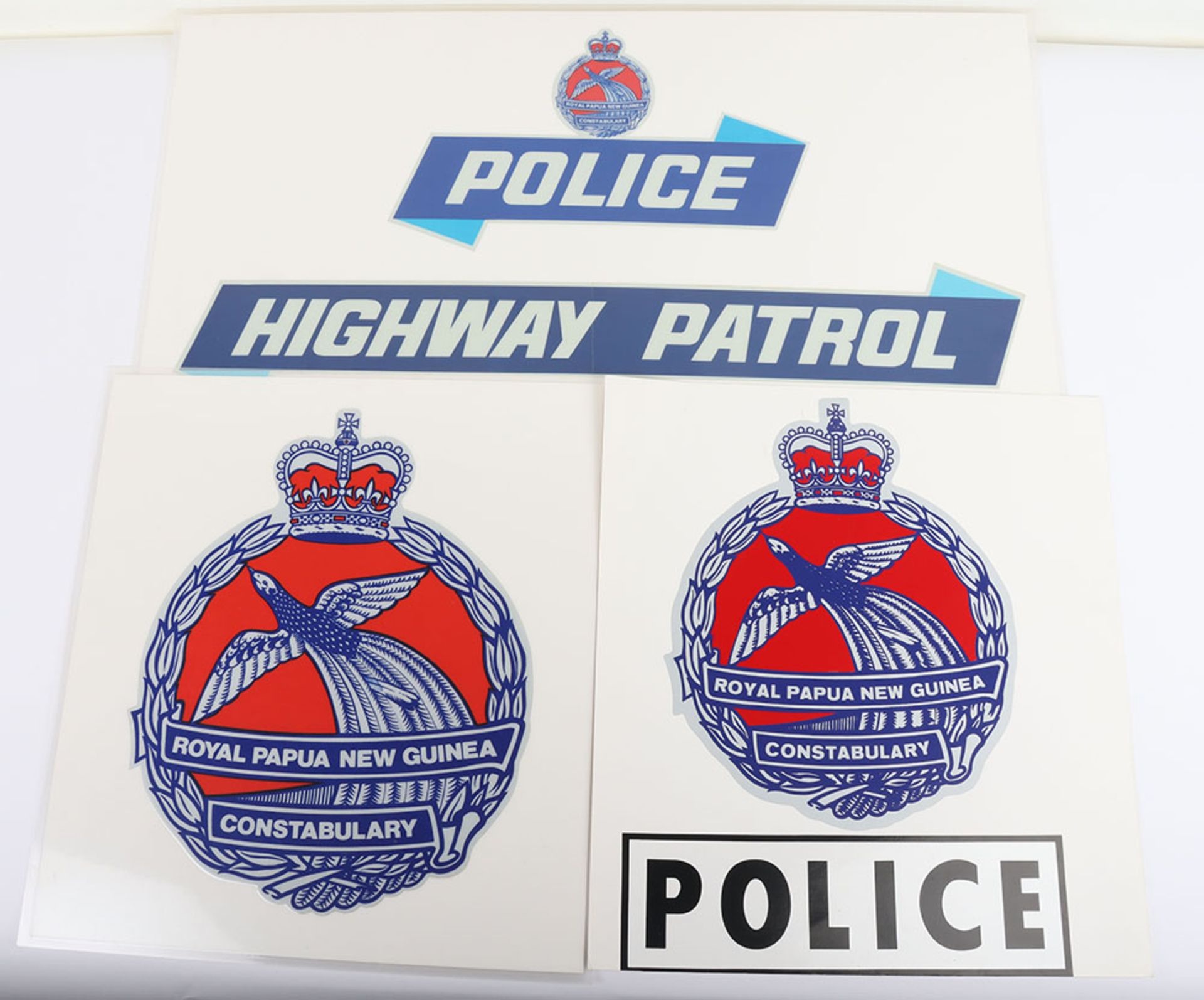 Royal Papua & New Guinea Constabulary vehicle Decals