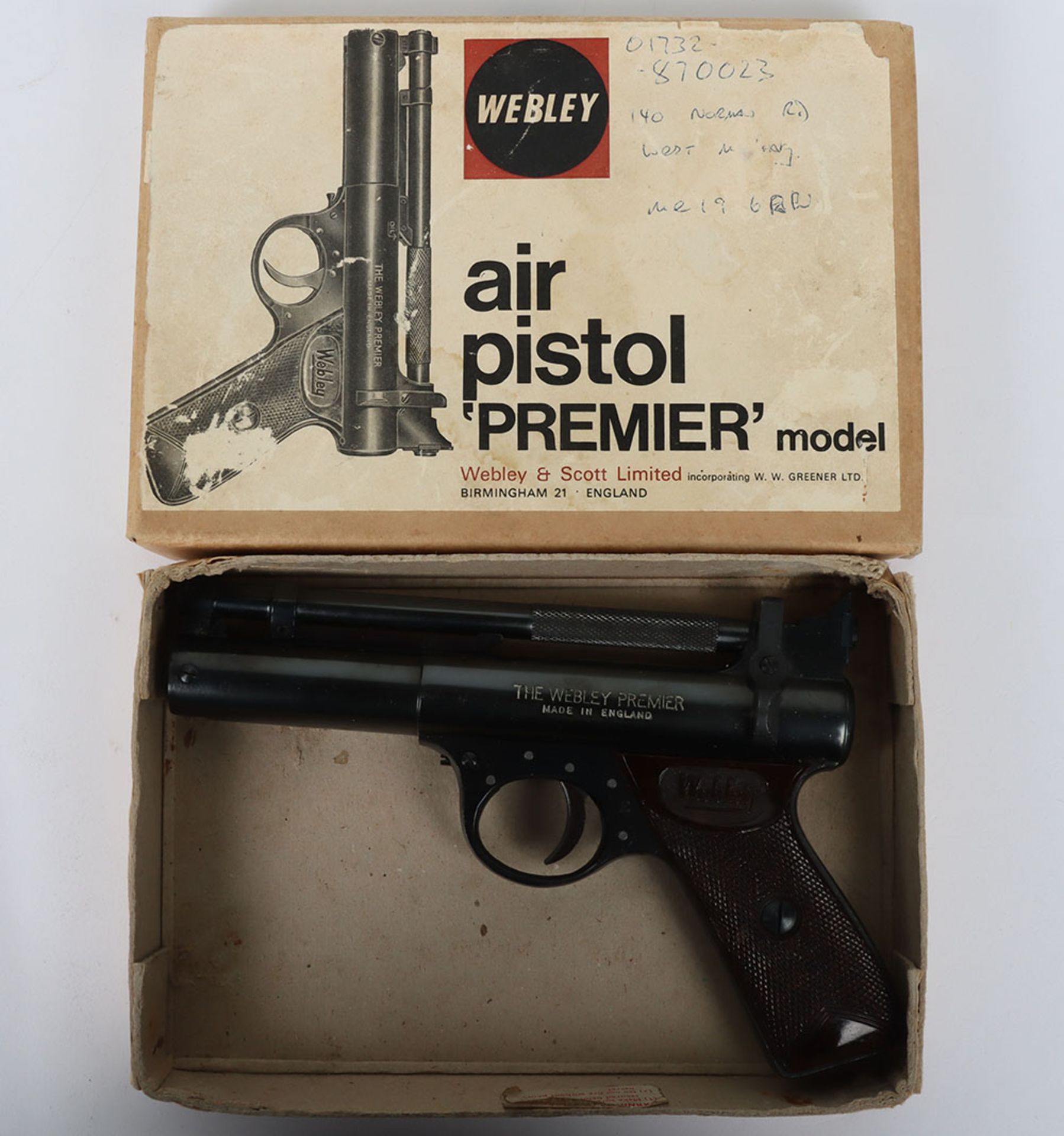 Webley Premier.22 Air Pistol