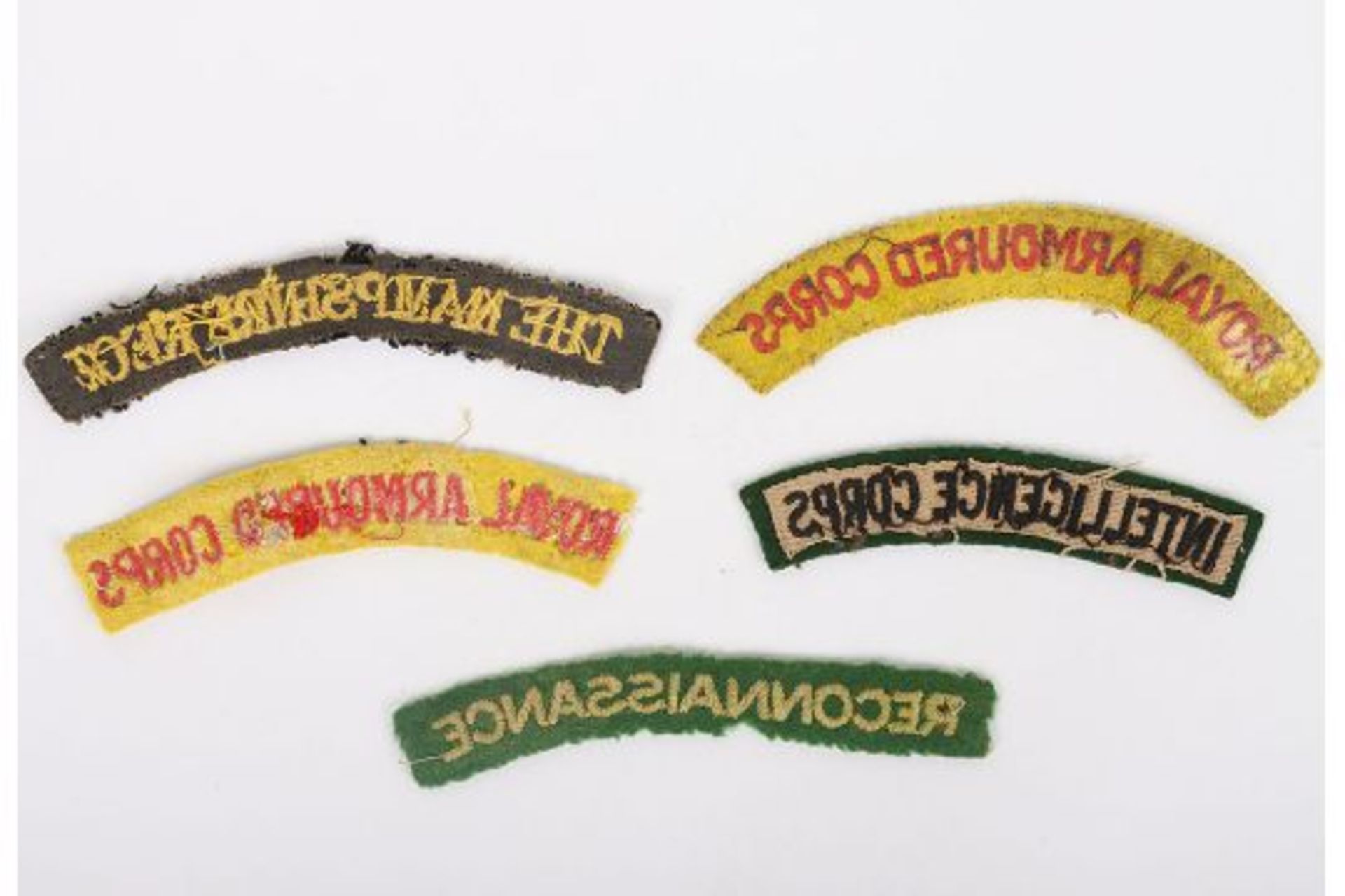 5x WW2 British Cloth Shoulder Titles - Bild 2 aus 2