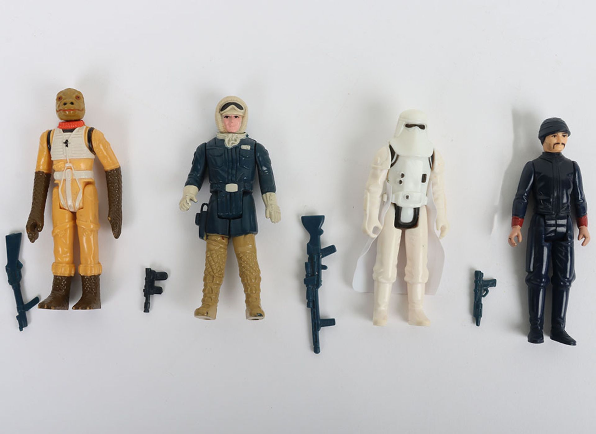 Four Vintage Star Wars The Empire Strikes Back First Wave Action Figures