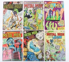 Six Vintage Metal Men Silver Age DC Comics