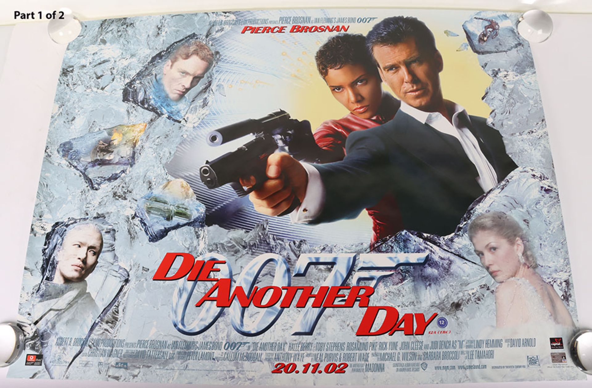 James Bond Die Another Day British Quad film poster