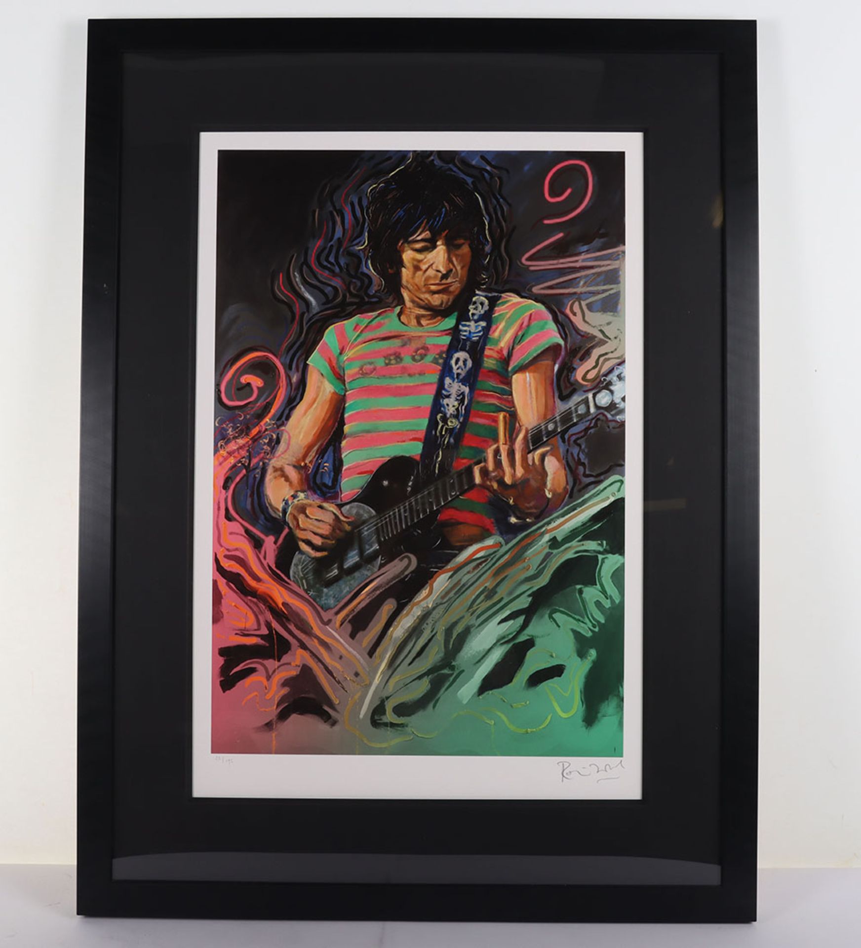 Blue Smoke Suite Portfolio of Four hand signed limited edition prints of work by Rolling Stones Lege - Bild 20 aus 25