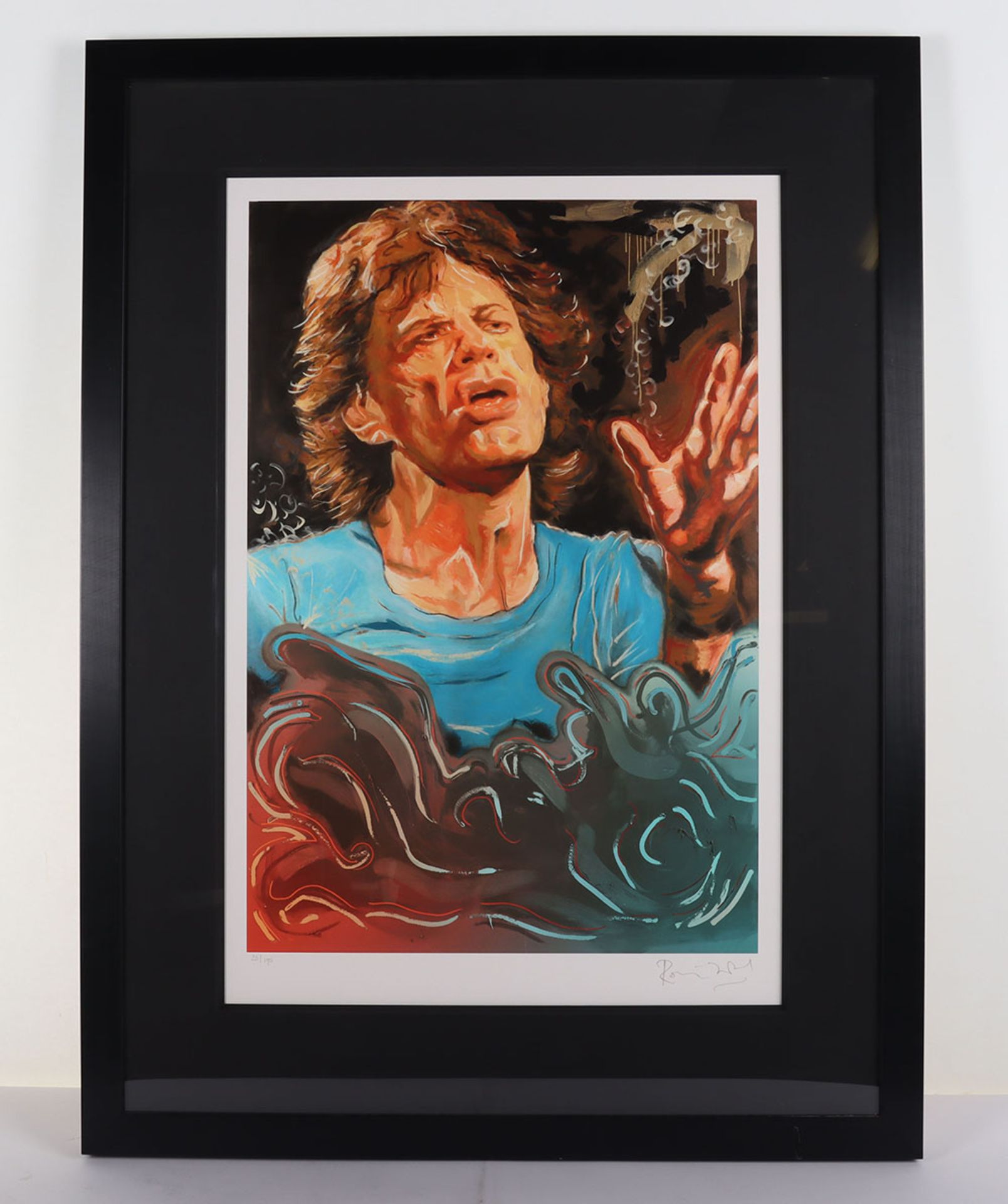 Blue Smoke Suite Portfolio of Four hand signed limited edition prints of work by Rolling Stones Lege - Bild 14 aus 25