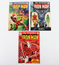 The Invincible Iron Man No 11, 12 & 13 Marvel Silver Age Comics