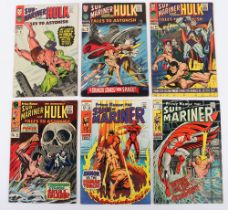 Four Vintage Tales to Astonish Submariner and The Incredible Hulk Silver Age Marvel Comics