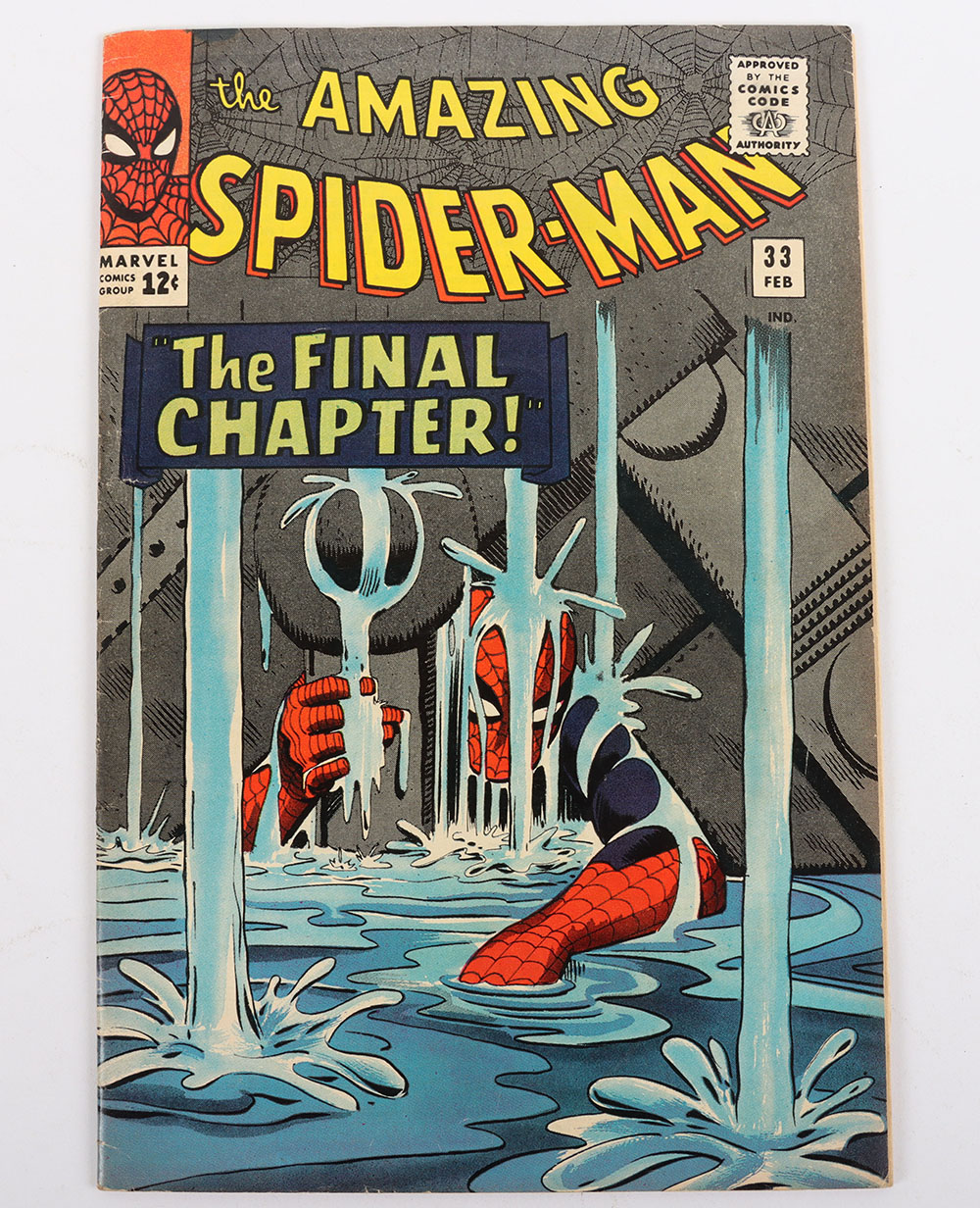 The Amazing Spider-man No.33 Marvel Silver Age Comic February 1966