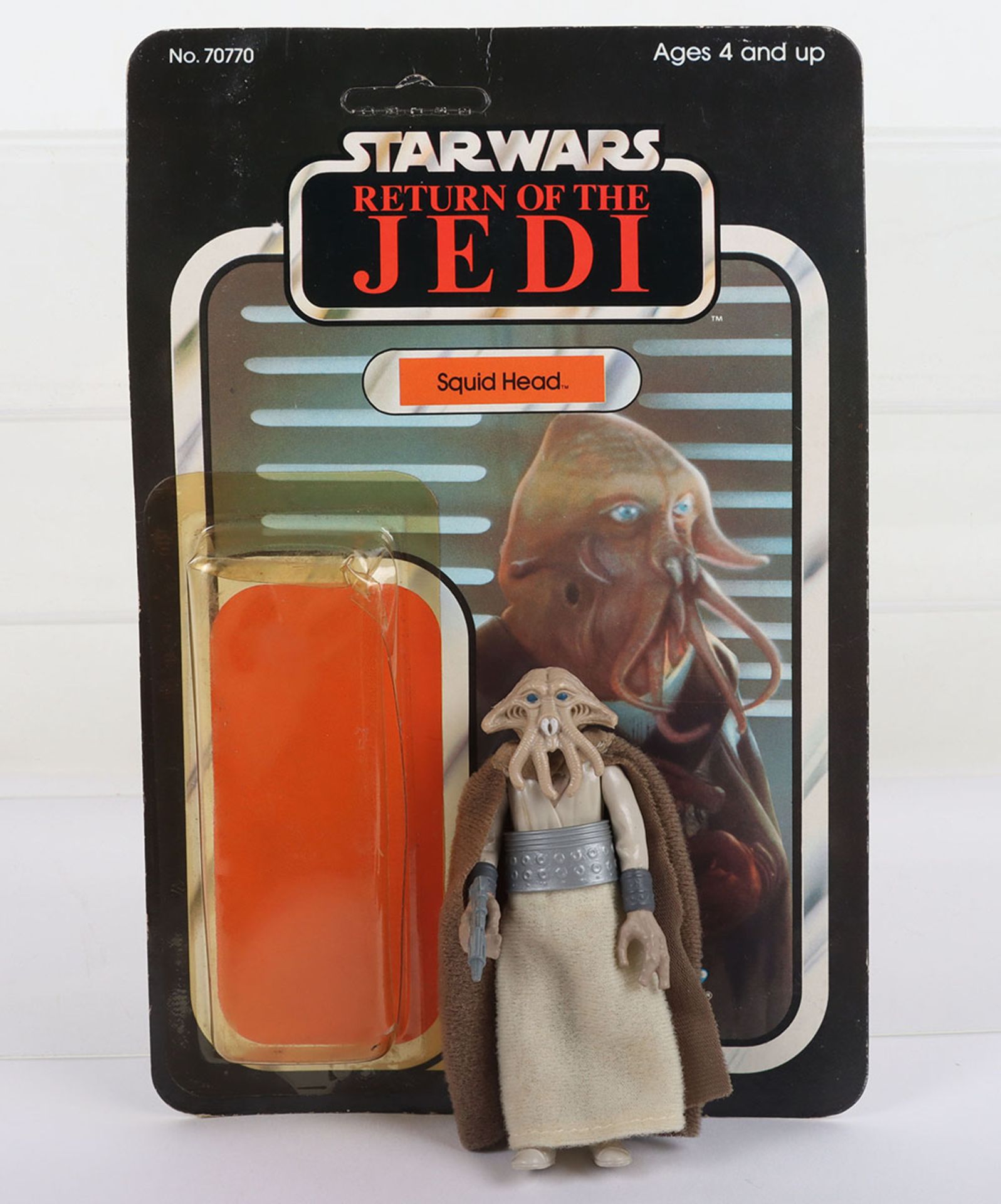 Kenner Star Wars Japanese Tsukuda Issue Return of The Jedi Squid Head Vintage Original Carded Figure