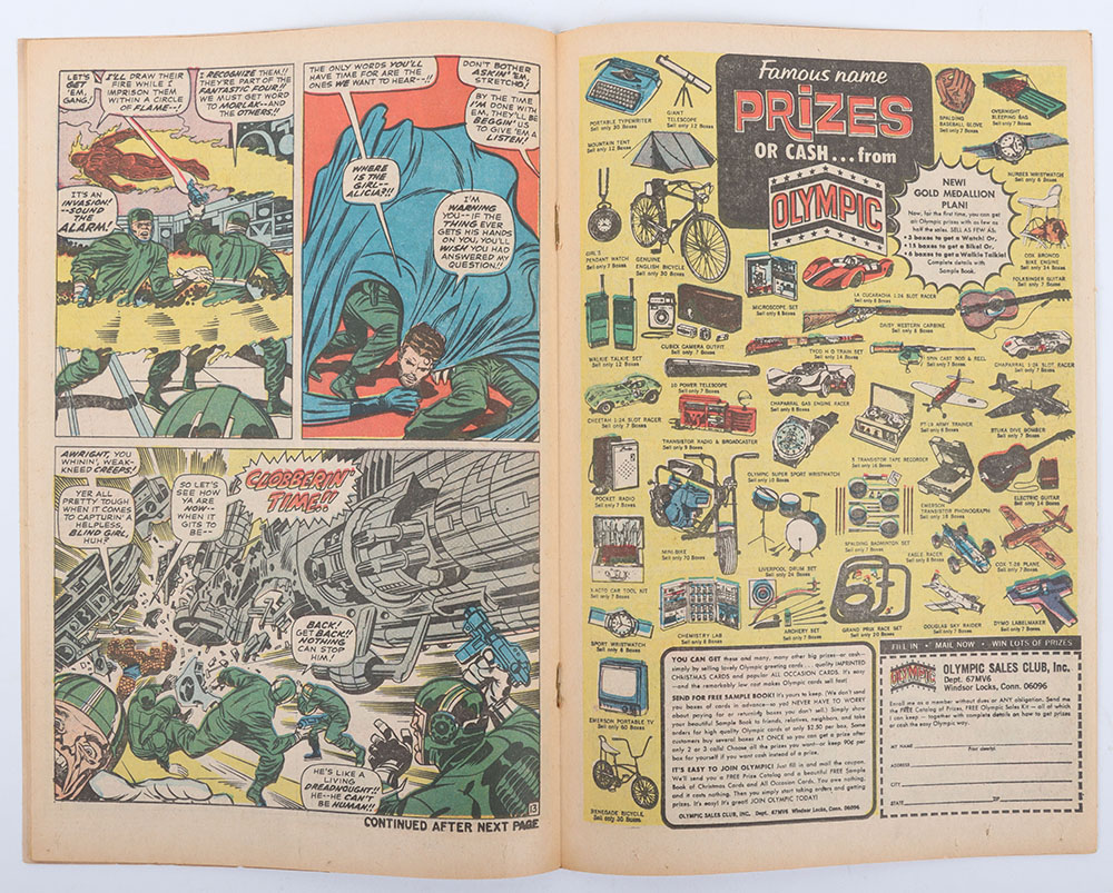 Fantastic Four, No 67 Marvel Silver Age Comic - Image 2 of 3