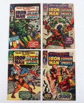 Four Vintage Tales of Suspense Iron Man and Captain America Silver Age Marvel Comic
