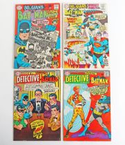 Four Vintage Batman Silver Age DC Comics