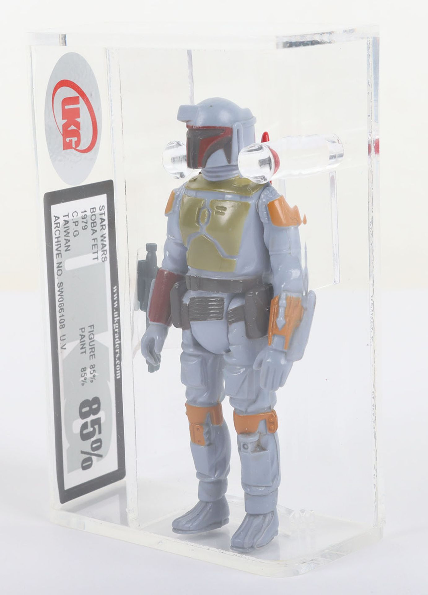 Vintage Star Wars Boba Fett Graded 85% Action Figure - Bild 2 aus 8