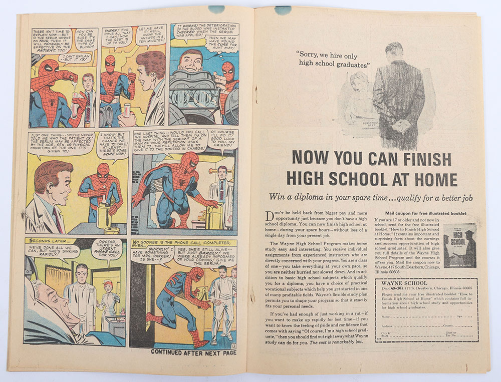 The Amazing Spider-man No.33 Marvel Silver Age Comic February 1966 - Image 2 of 3