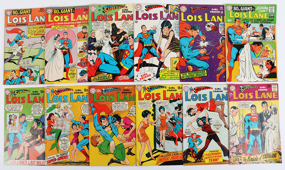 Twelve Superman’s Girl Friend Lois Lane DC Silver Age Comics