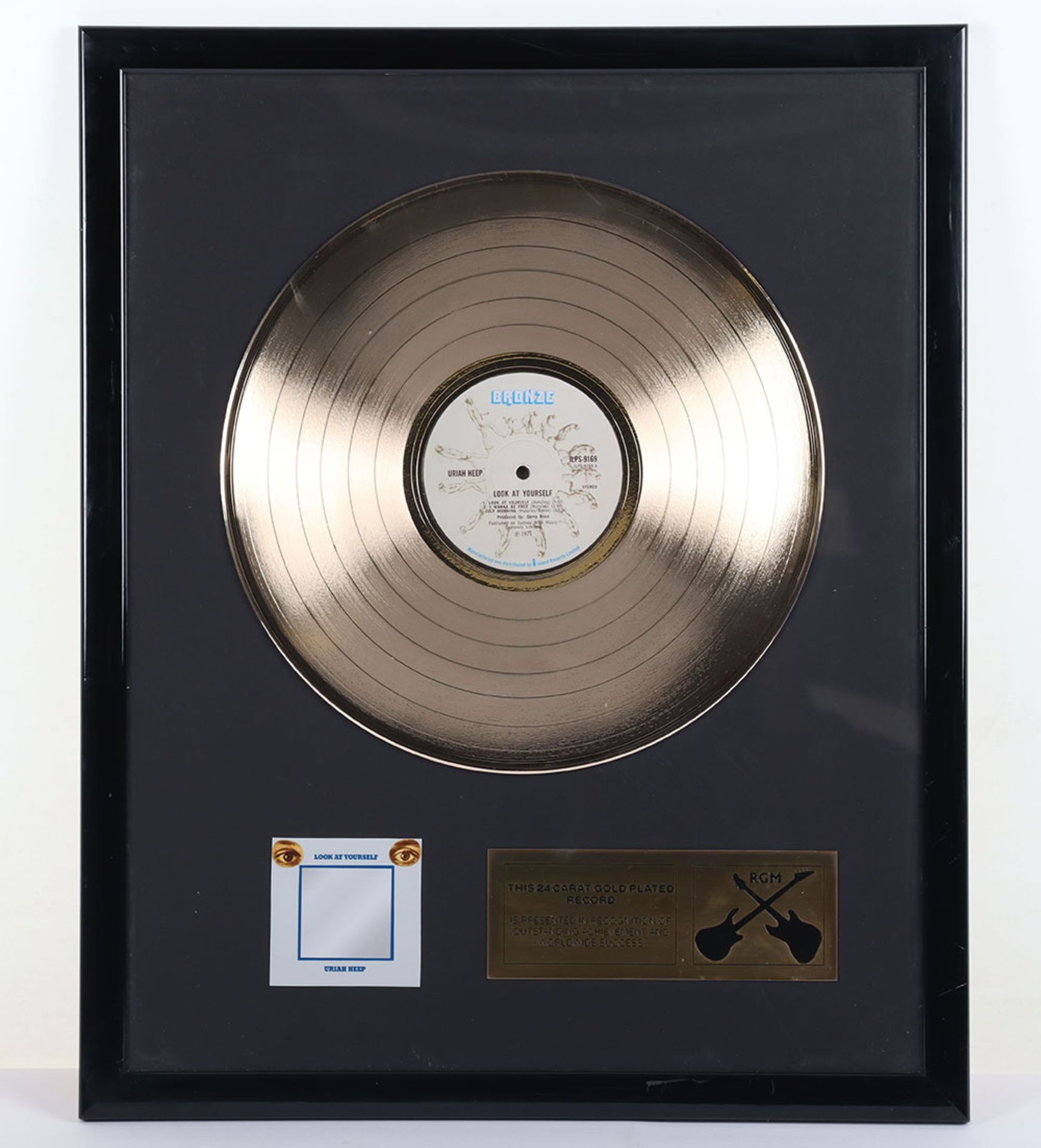 Uriah Heep Gold Disc Look After Yourself Limited Edition