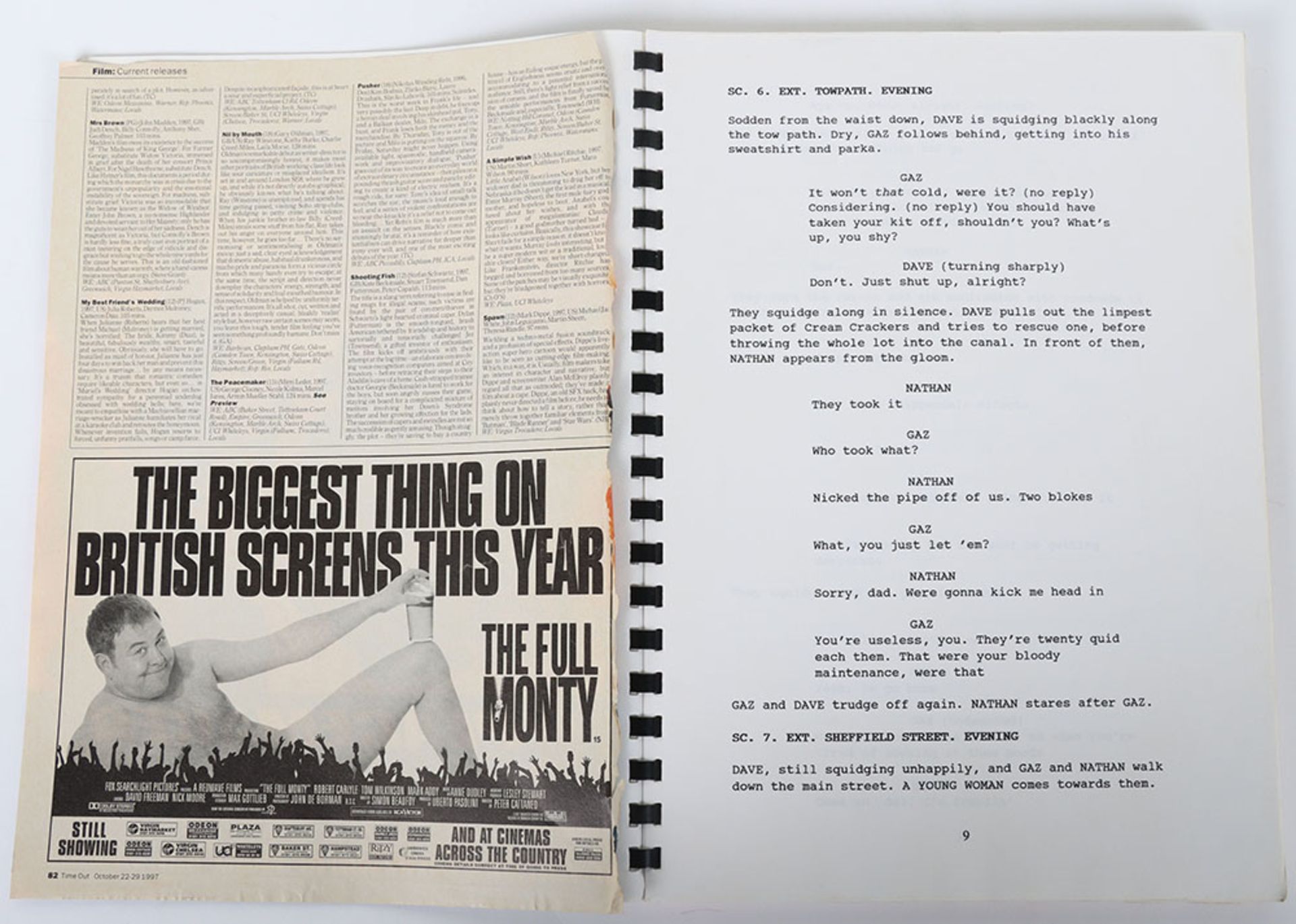 The Full Monty One Sheet Film Poster - Bild 3 aus 5