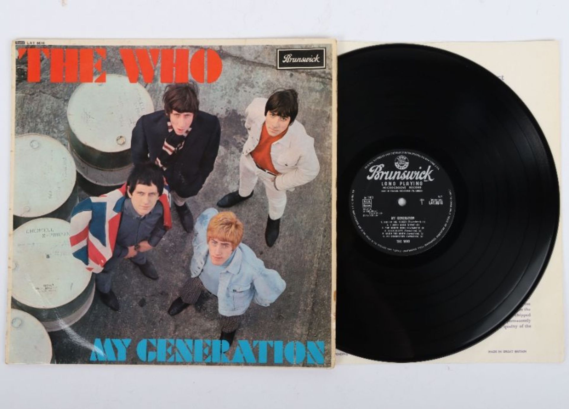 The Who-My Generation Vinyl LP, Album, Label: Brun