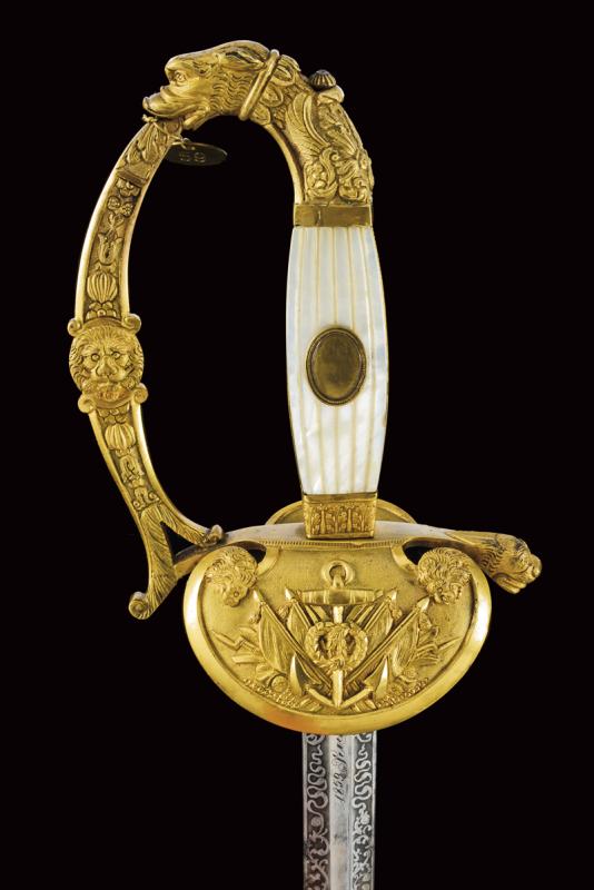 A navy senior officer's sword - Image 2 of 8