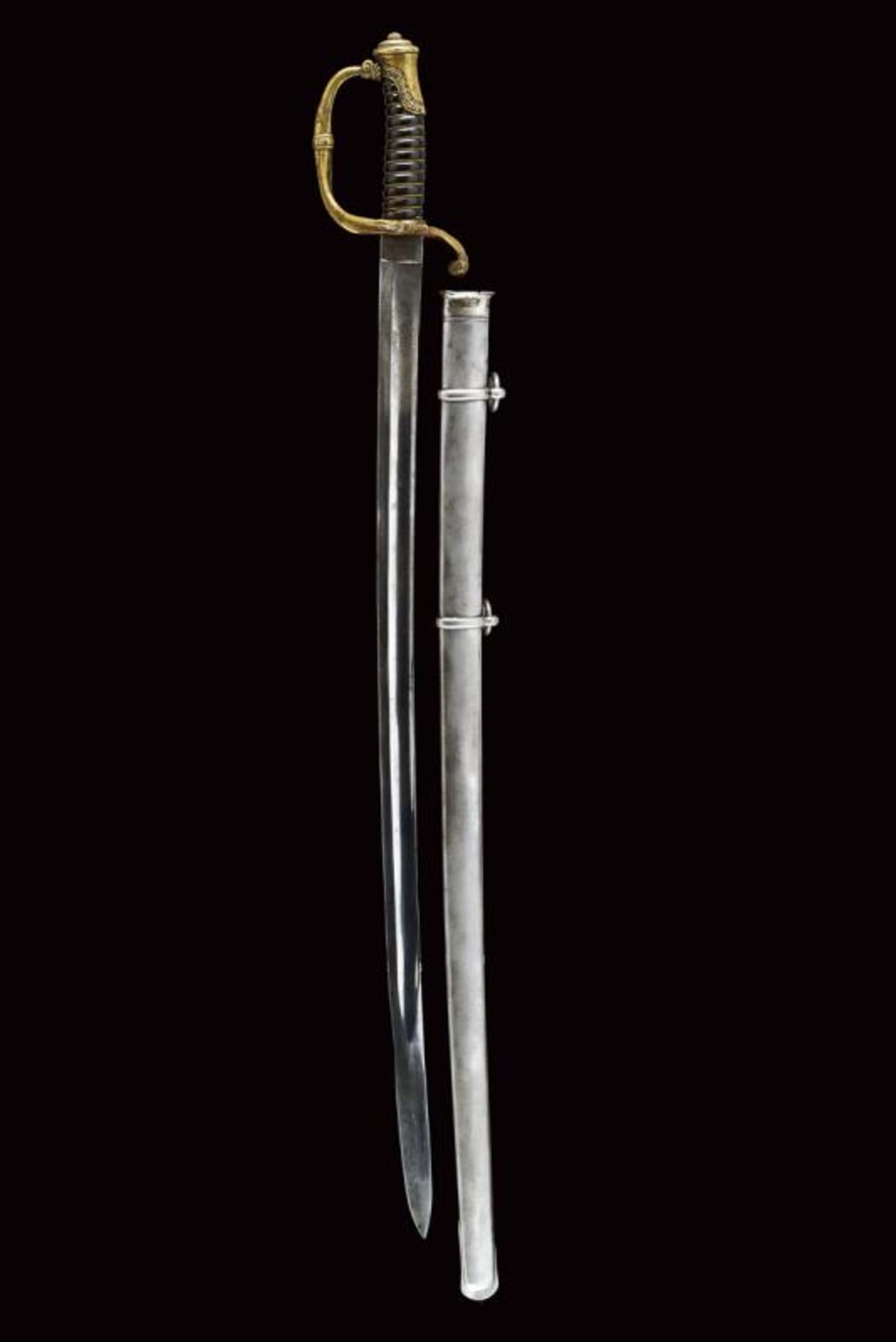 An artillery officer's sabre in the style of the French 1821 model, with Labruna blade - Bild 7 aus 7