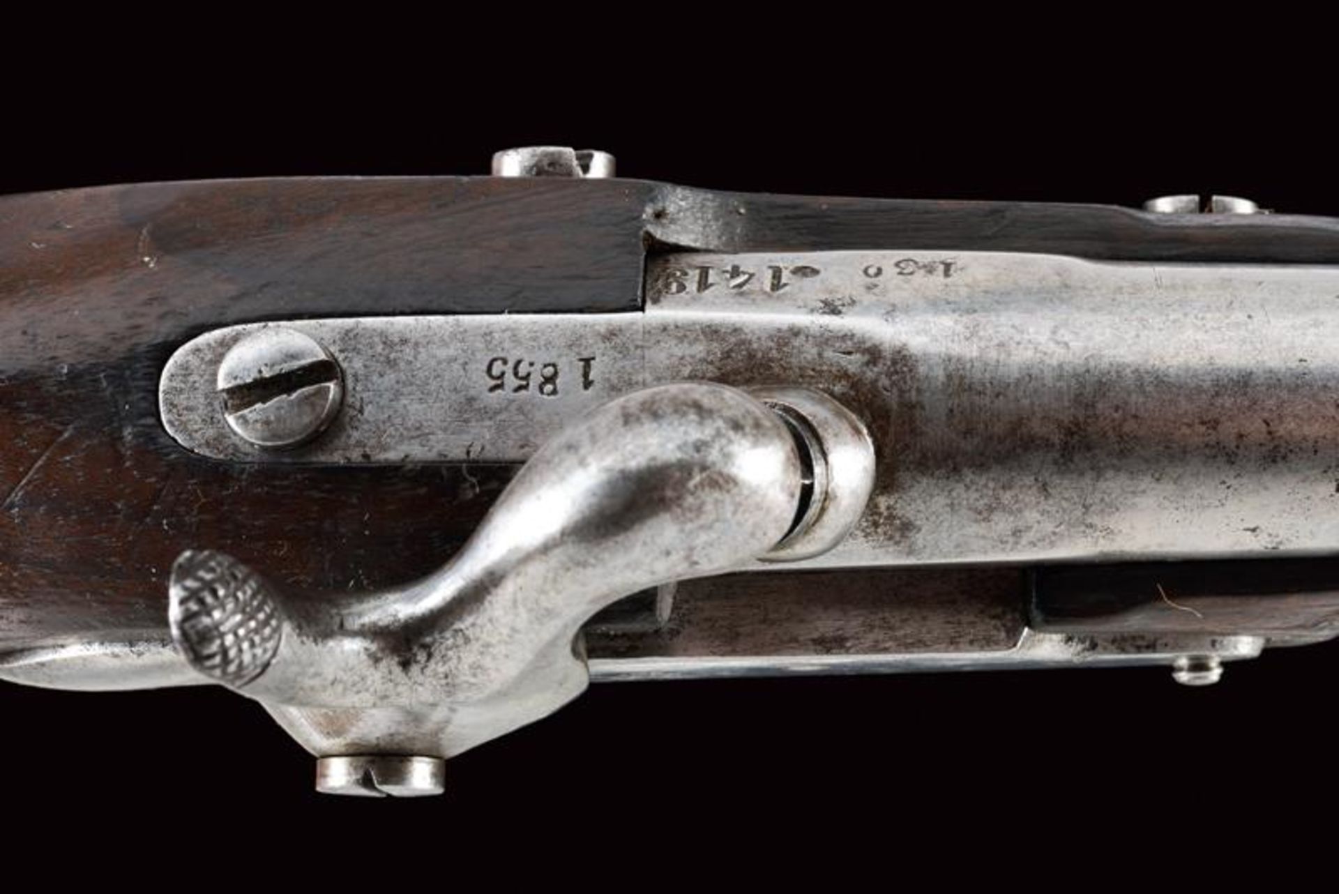 An 1855 model gendarmerie percussion pistol - Bild 2 aus 8