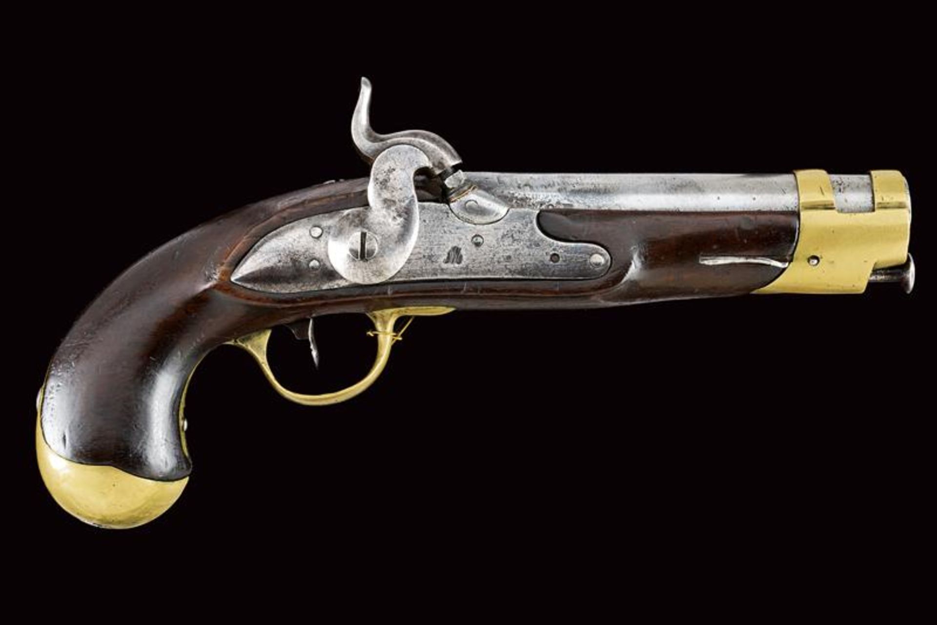 An 1839 model gendarmerie percussion pistol - Image 9 of 9