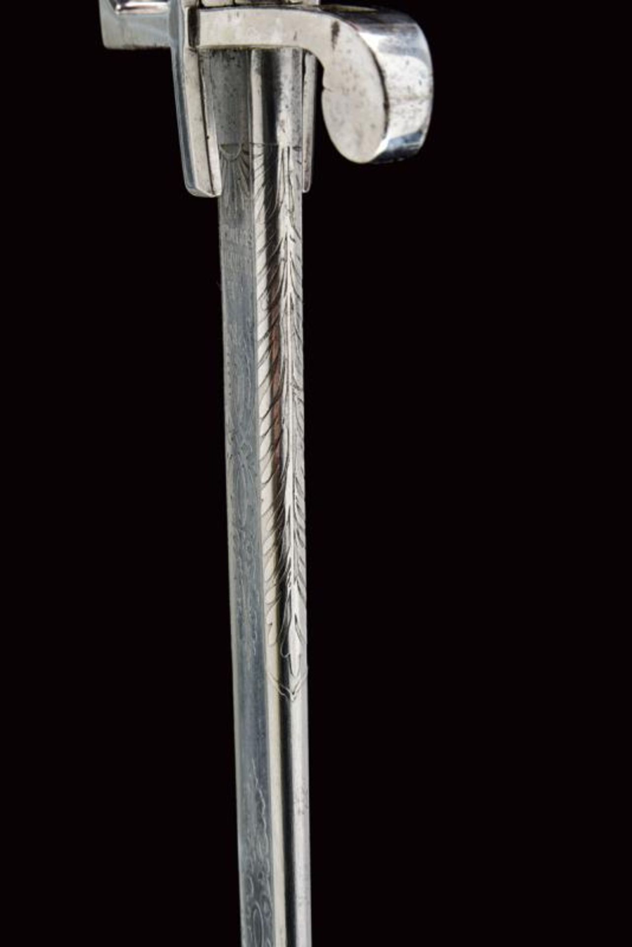 An 1855 model officer's sabre with damascus steel blade - Bild 6 aus 7