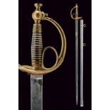 An 1833 model officer's 'Albertina' sword with Pope Pius IX inscription