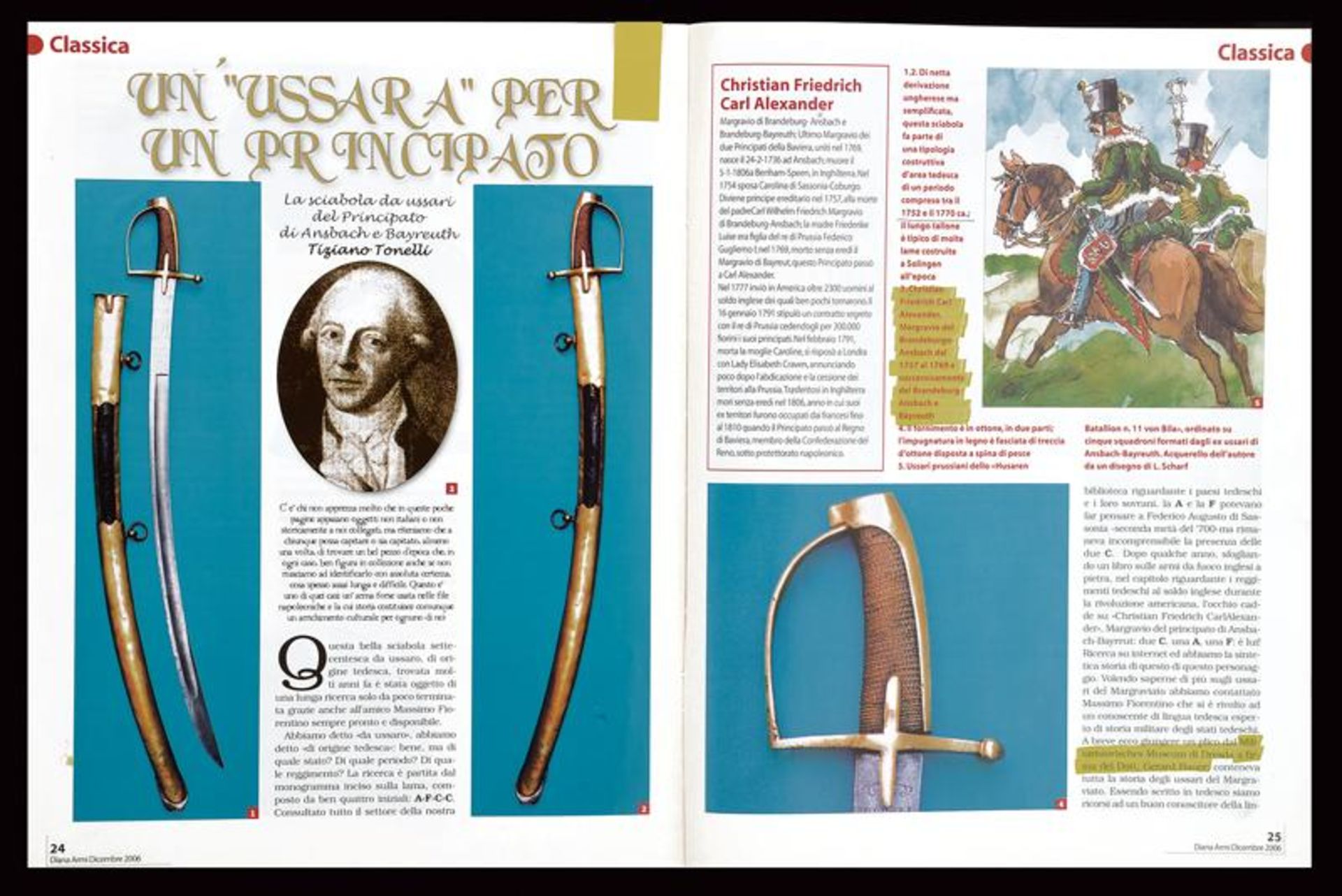 A very scarce hussar's sabre of the Principality of Ansbach and Bayreuth - Bild 10 aus 12