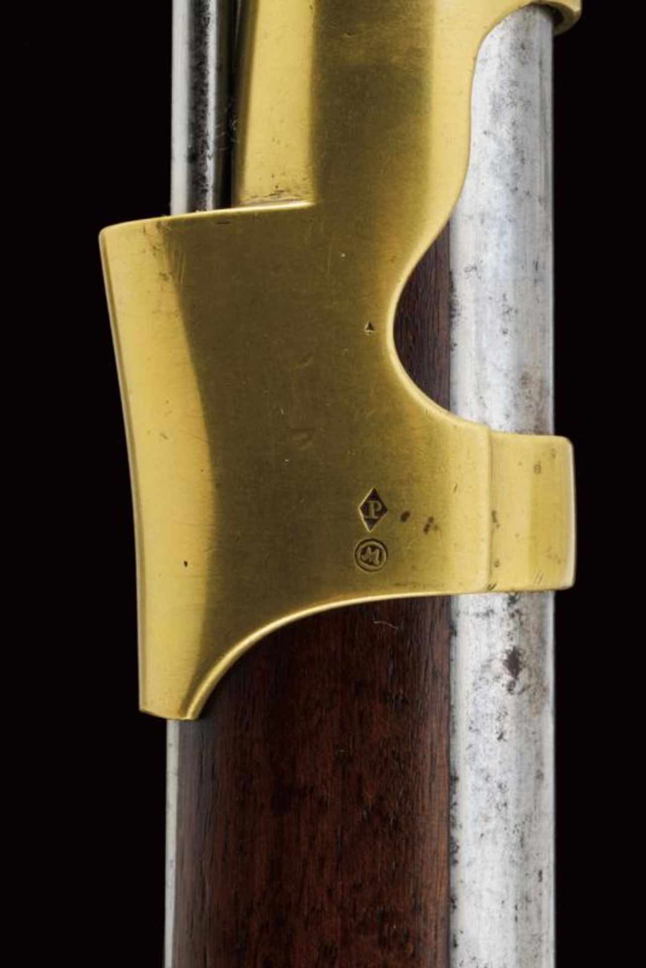 An 1857 model gendarmerie percussion rifle with bayonet - Bild 15 aus 18