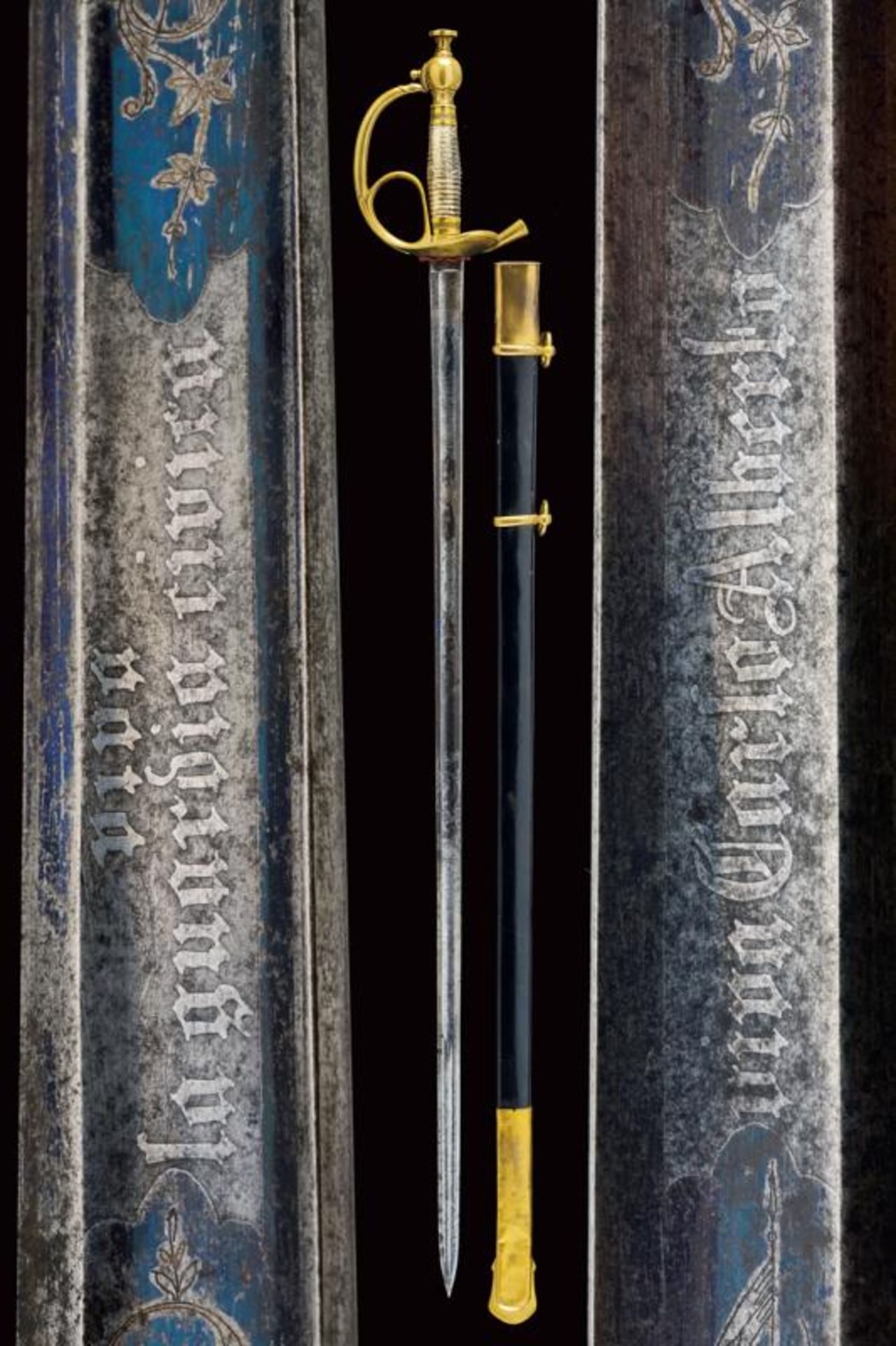 An 1833 model 'Albertina' officer's sword