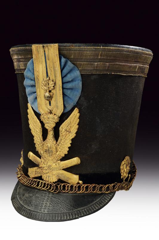 A rare shako of an artillery officer