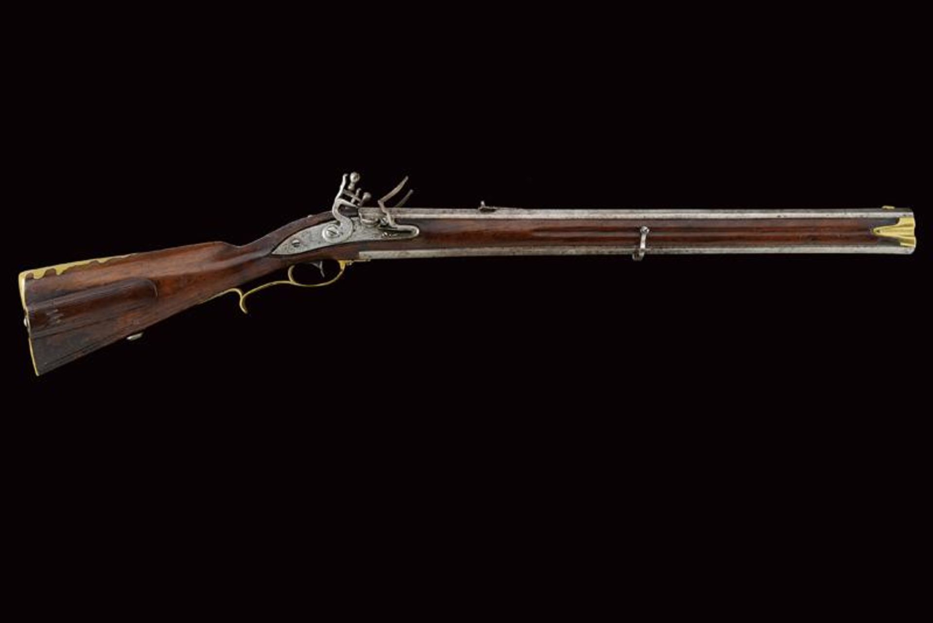 A rare 1768 model flintlock 'Doppelstutzen' - Bild 12 aus 12