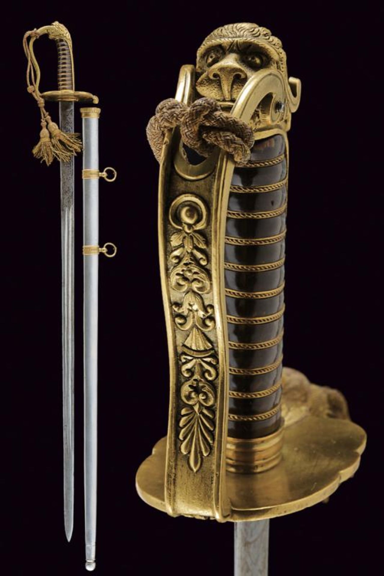 An 1847 model Civic Guard officer's sword