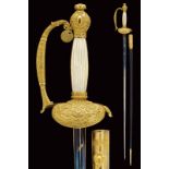 A court dignitary's small sword