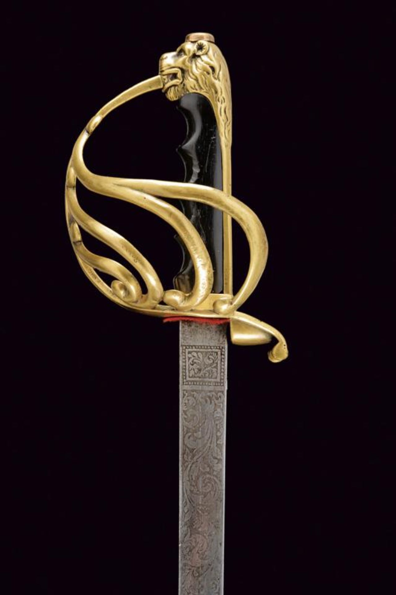 A 'Bersagliere' officer's sabre with non-regulation Unification period blade - Bild 2 aus 6