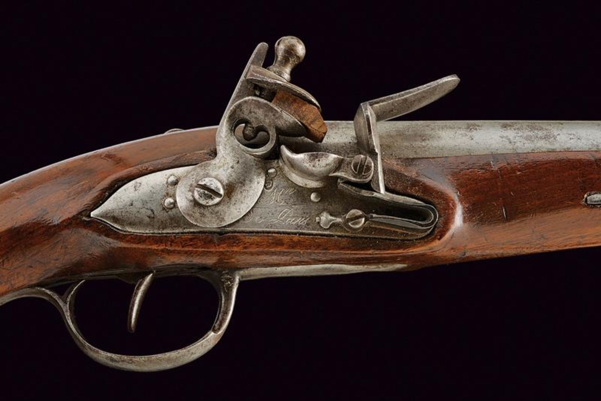 A cavalry flintlock pistol - Image 2 of 4