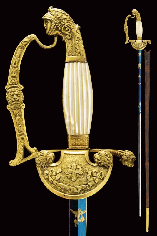 A rare small sword for knights of the Order of Saints Maurice and Lazarus