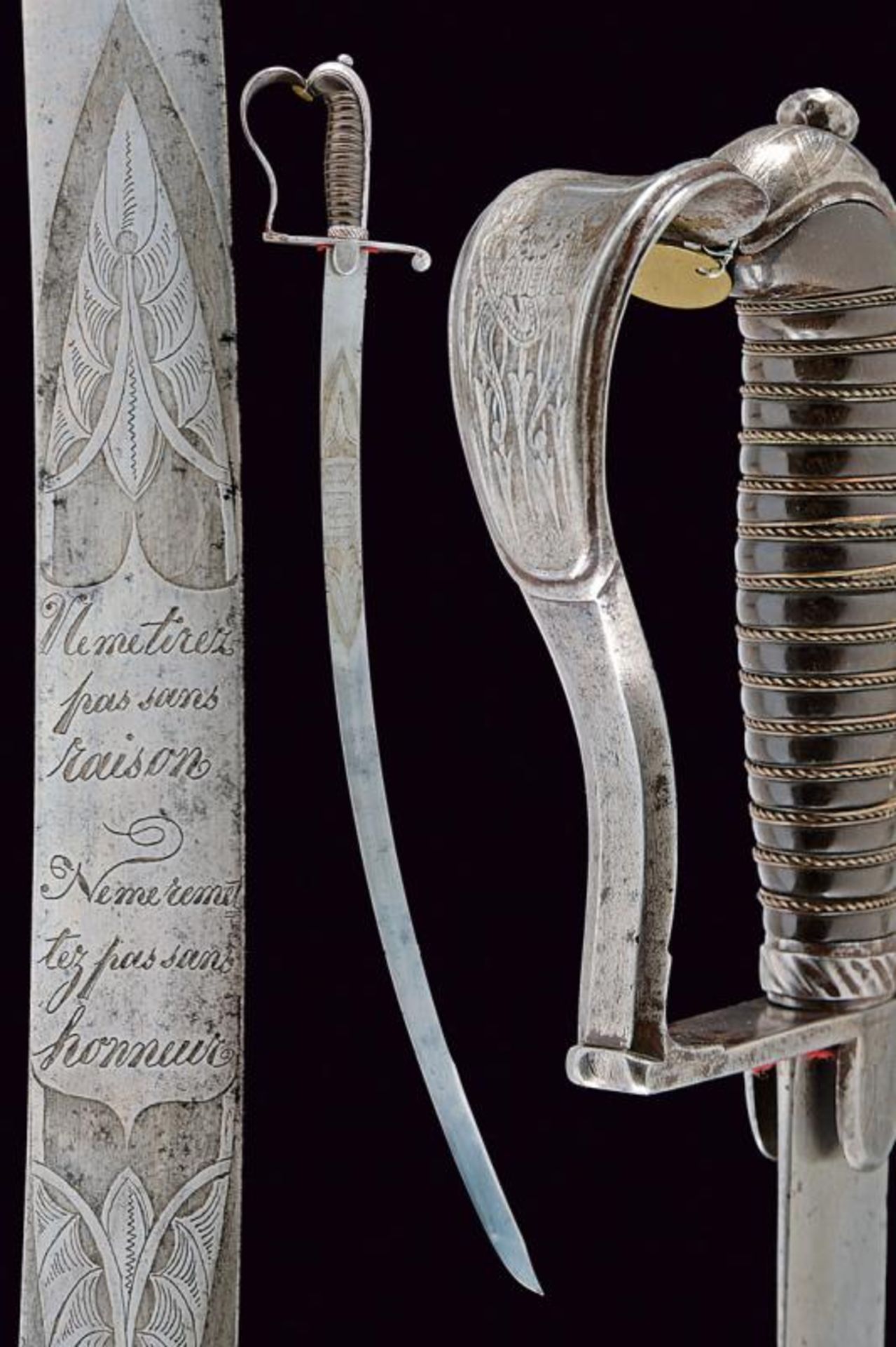 A military engineer officer's sabre