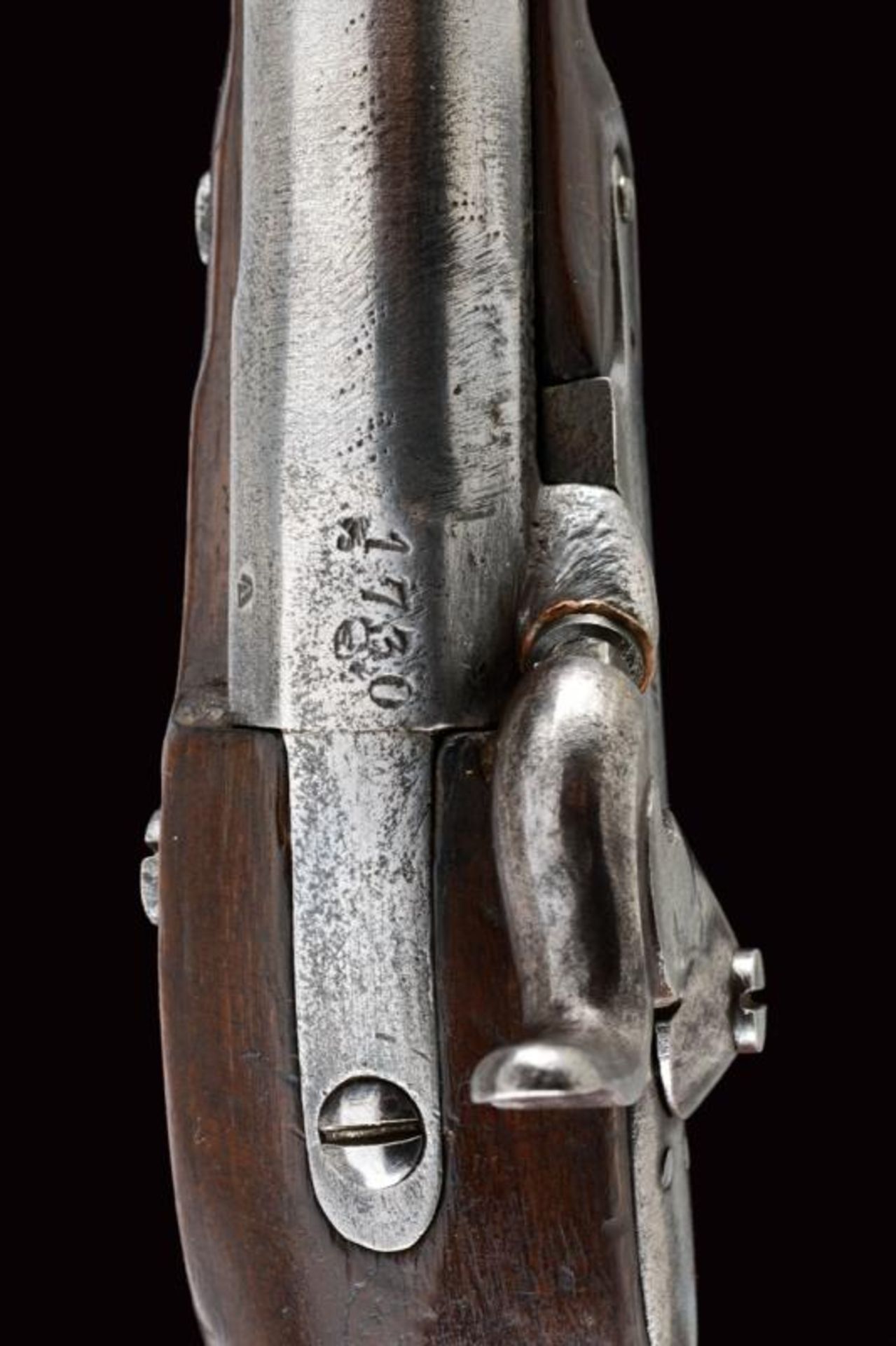 An 1839 model gendarmerie percussion pistol - Image 7 of 9