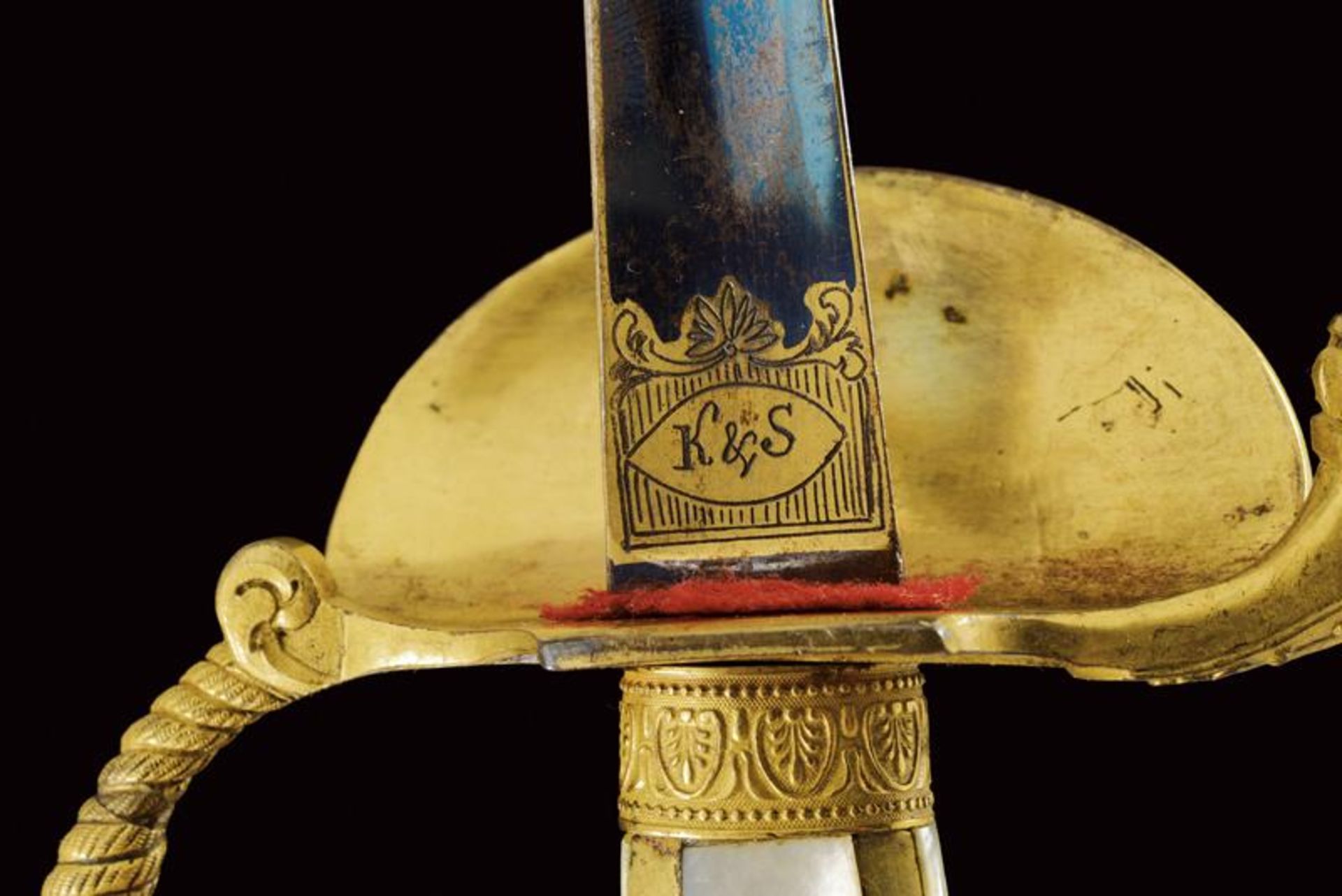 A beautiful navy officer's small sword - Bild 8 aus 11